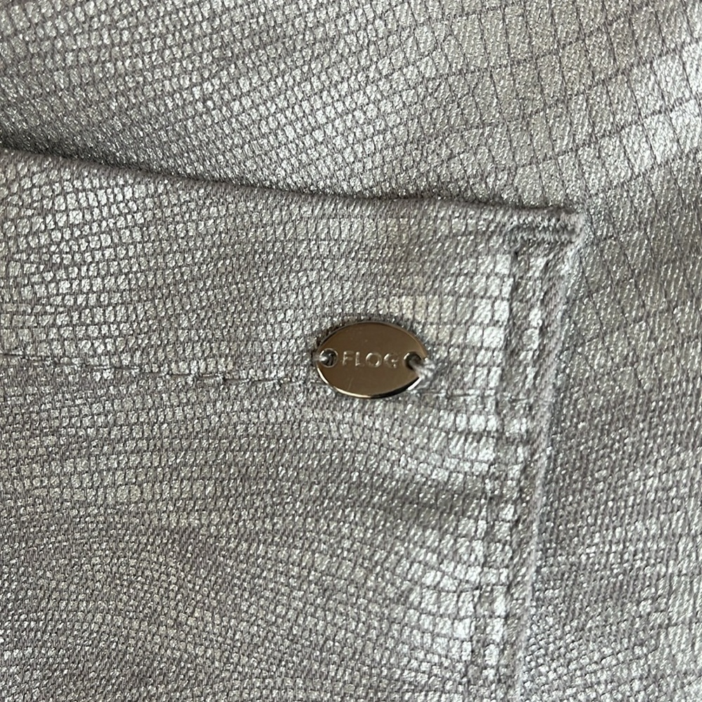 Bevy Flog Shely Silver Snake Drawstring Pull-On P… - image 7